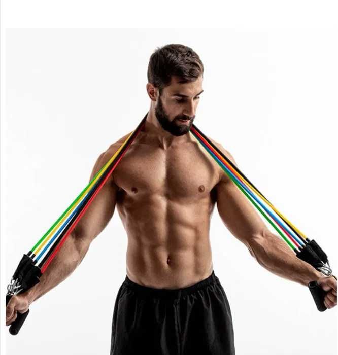 Gimnastica acasa SET Power Resistance Bands