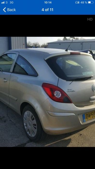 Haion opel corsa d cu 3 usi din 2008