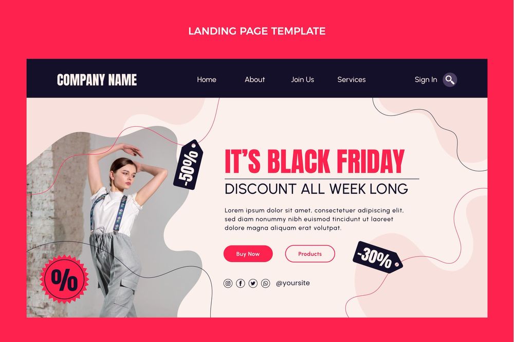 Site de prezentare/Landing Page PROMO la comandă – rapid + domeniu