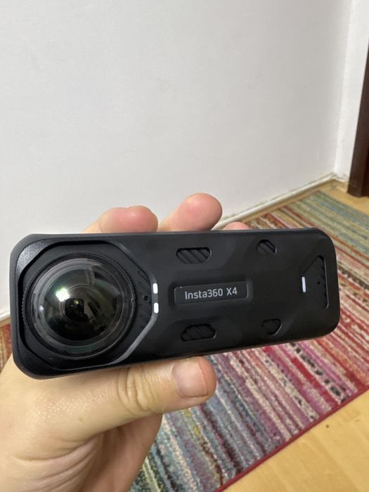 Camera video sport Insta360 X4 8K, 360°, Negru