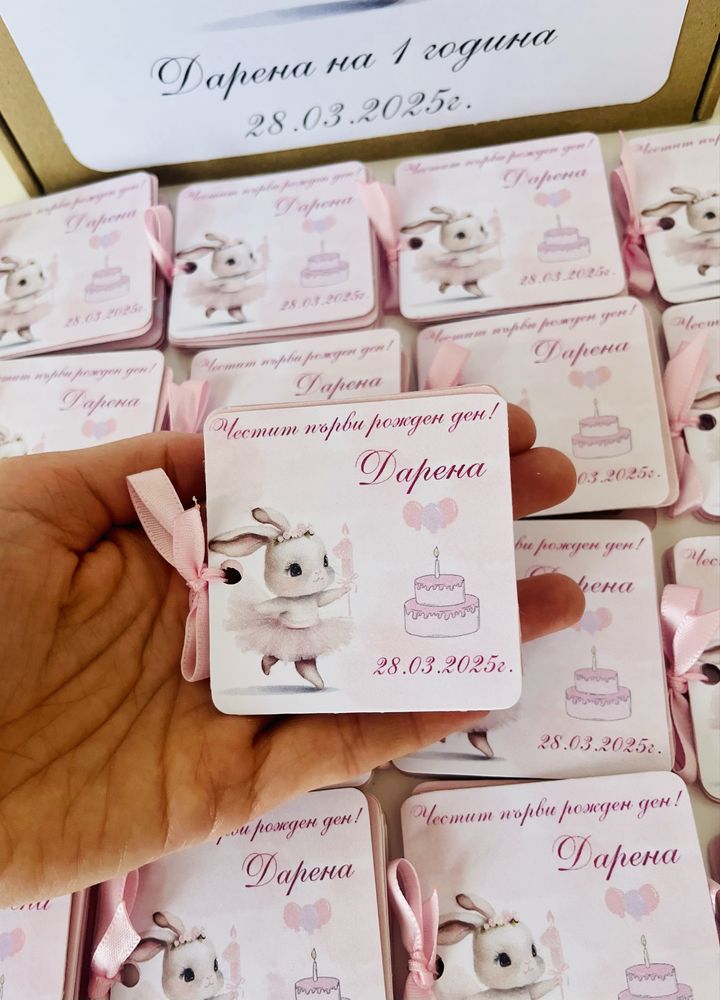 Подаръци за гости - мини албуми със снимки