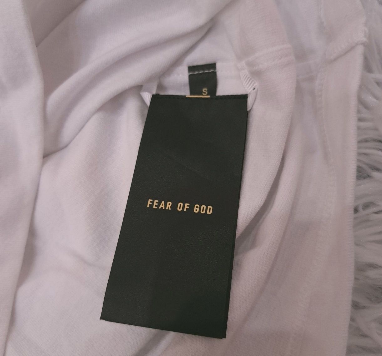 ESSENTIALS Fear Of God мъжка тениска оувърсайз НОВА