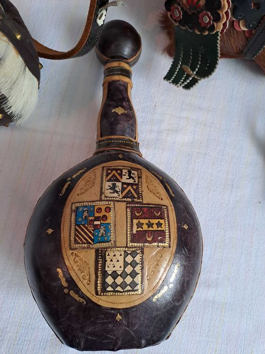 plosca piele par de cal 21 - 39 cm