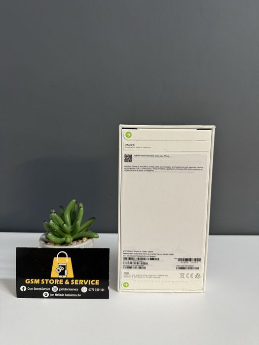 Iphone 15 Green 128Gb Nou Sigilat Garantie  Gsm Store&Service