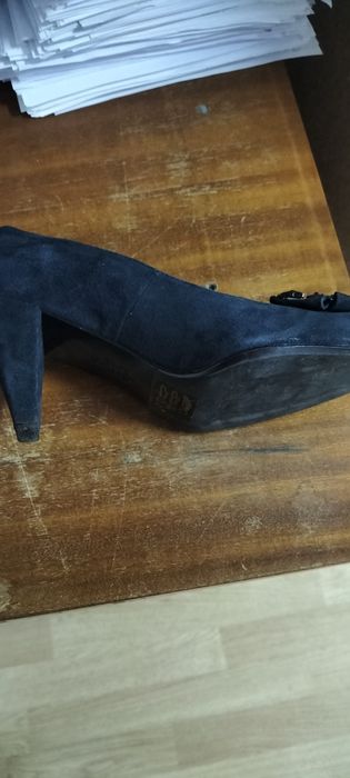 Pantofi ocazie din piele intoarsa