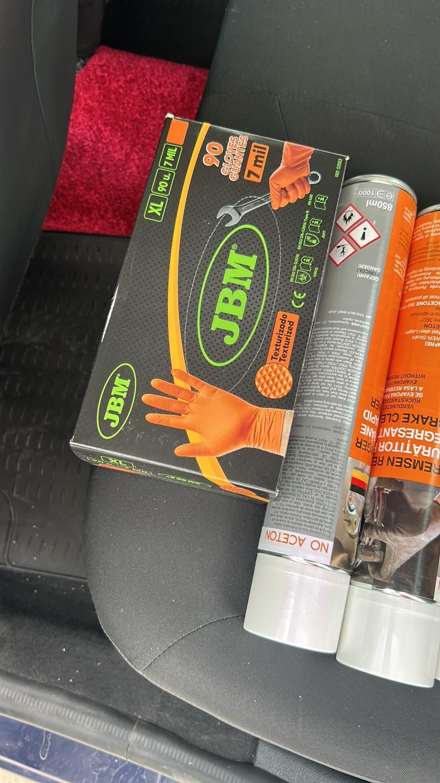 Manusi porto texturate+striatii.100 buc/cut-Manusi mecanici groase