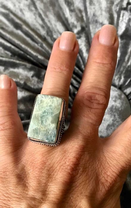 Inel Argint 925 cu Piatra Semipretioasa Kyanit/Kianit