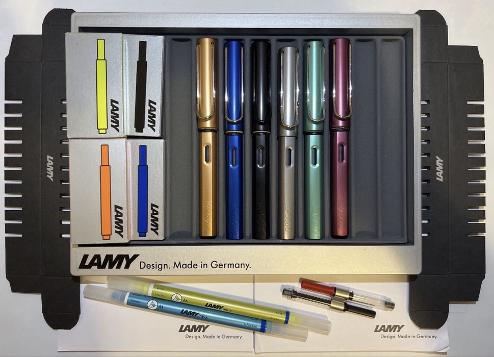 Lamy Stilou, Pix, Safari, Al Star, made in Germany