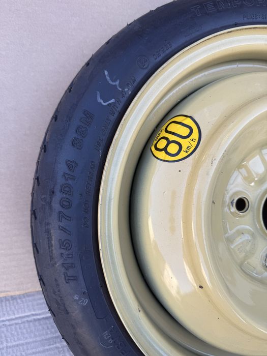 Резервна гума ПАТЕРИЦА Toyota Yaris “14” 4x100