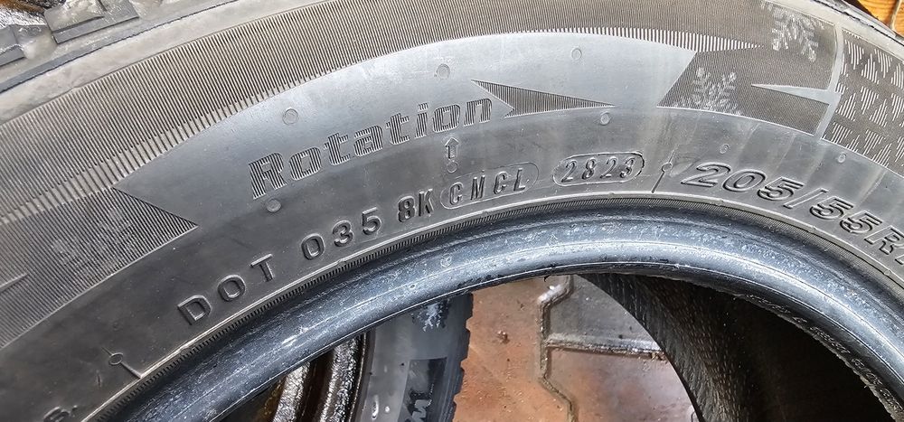 Anvelope iarna 205.55.16 dot 2023,6mm