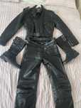 Costum moto piele
