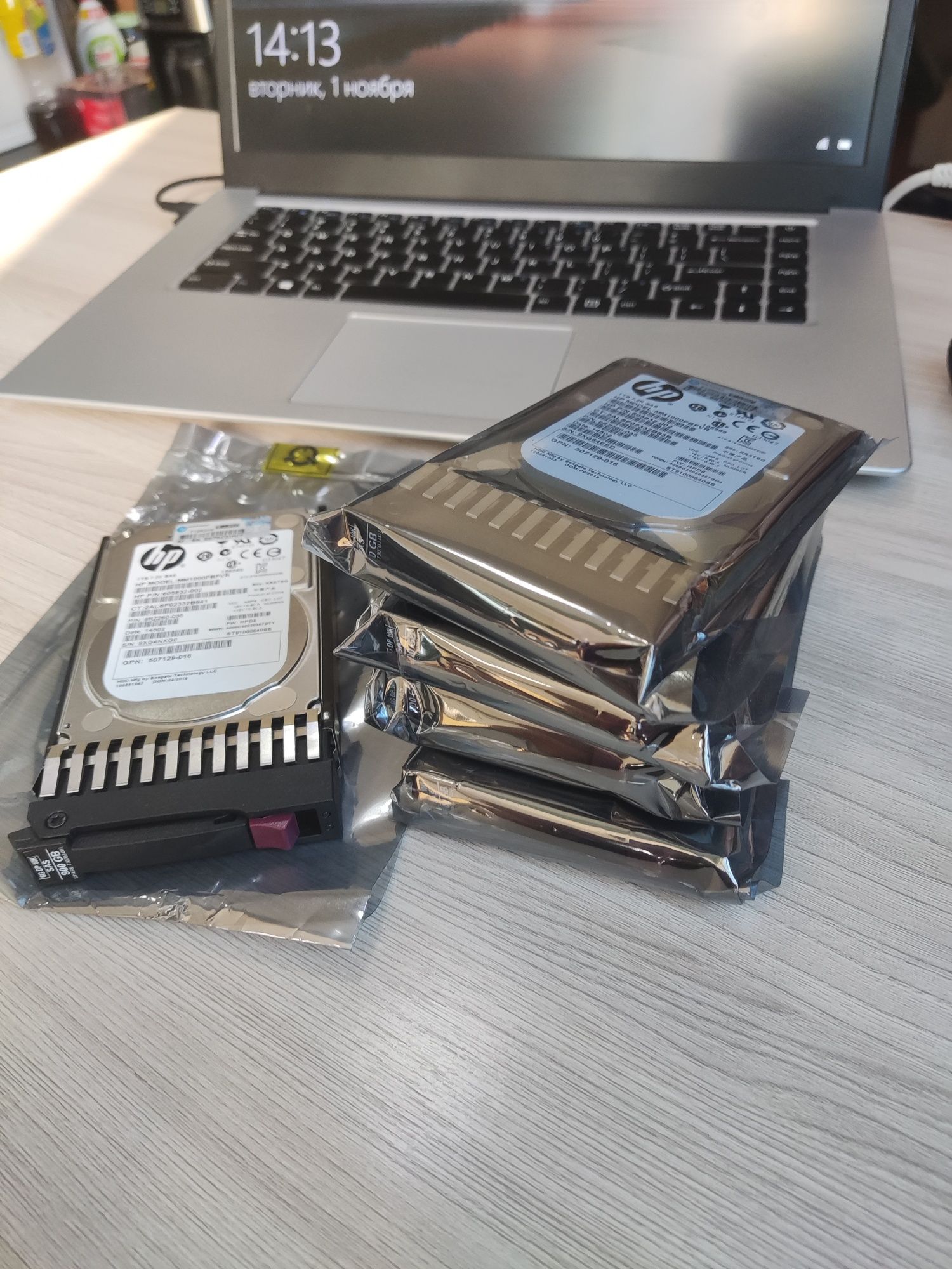 HPE HDD 1Tb 7200 SAS с салазками