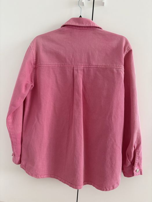 Дамско розово дънково яке Xside оувърсайзд модел