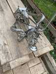 Candelabre din inox sunt unice ca si model .