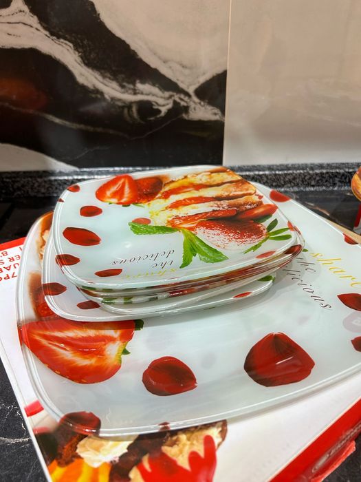 тарелки для диссерта 12 шт