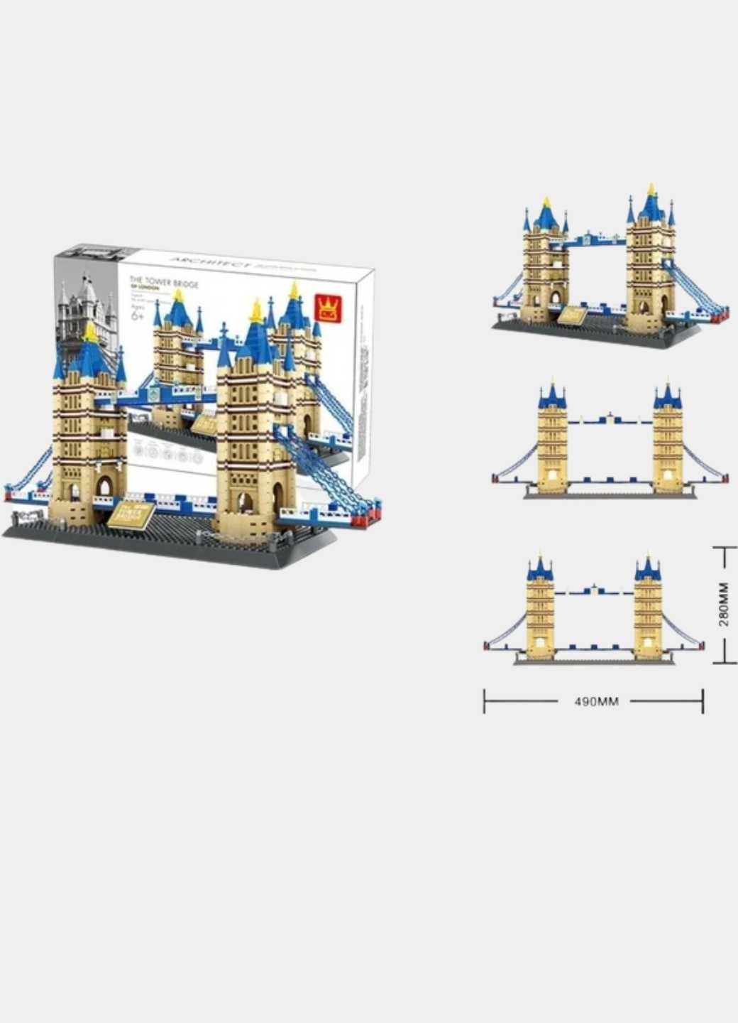 Konstruktor Wange Tower Bridge /  Wange Тауэрский мост / 1052 детали