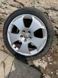 Jante originale AUDI 17” stare perfecta + cauciucuri utilizabile