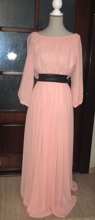 Rochie de seara roz somon
