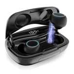 Безжични слушалки iPosible, Bluetooth 5.0 с микрофон 50H