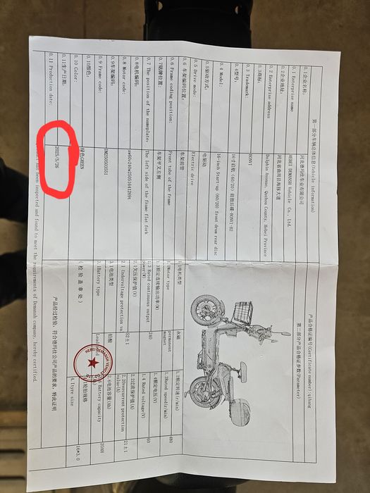 Продаётся (Сотилади) электрический скутер BONVI