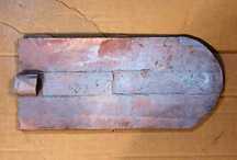 Tigla ceramica veche tip solzi peste tiganeasca rustica stare f. buna
