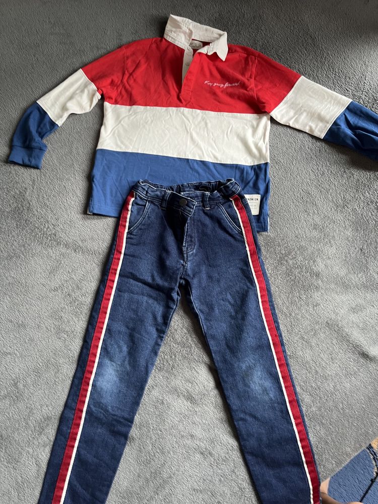 Блуза  и дънки ZARA
