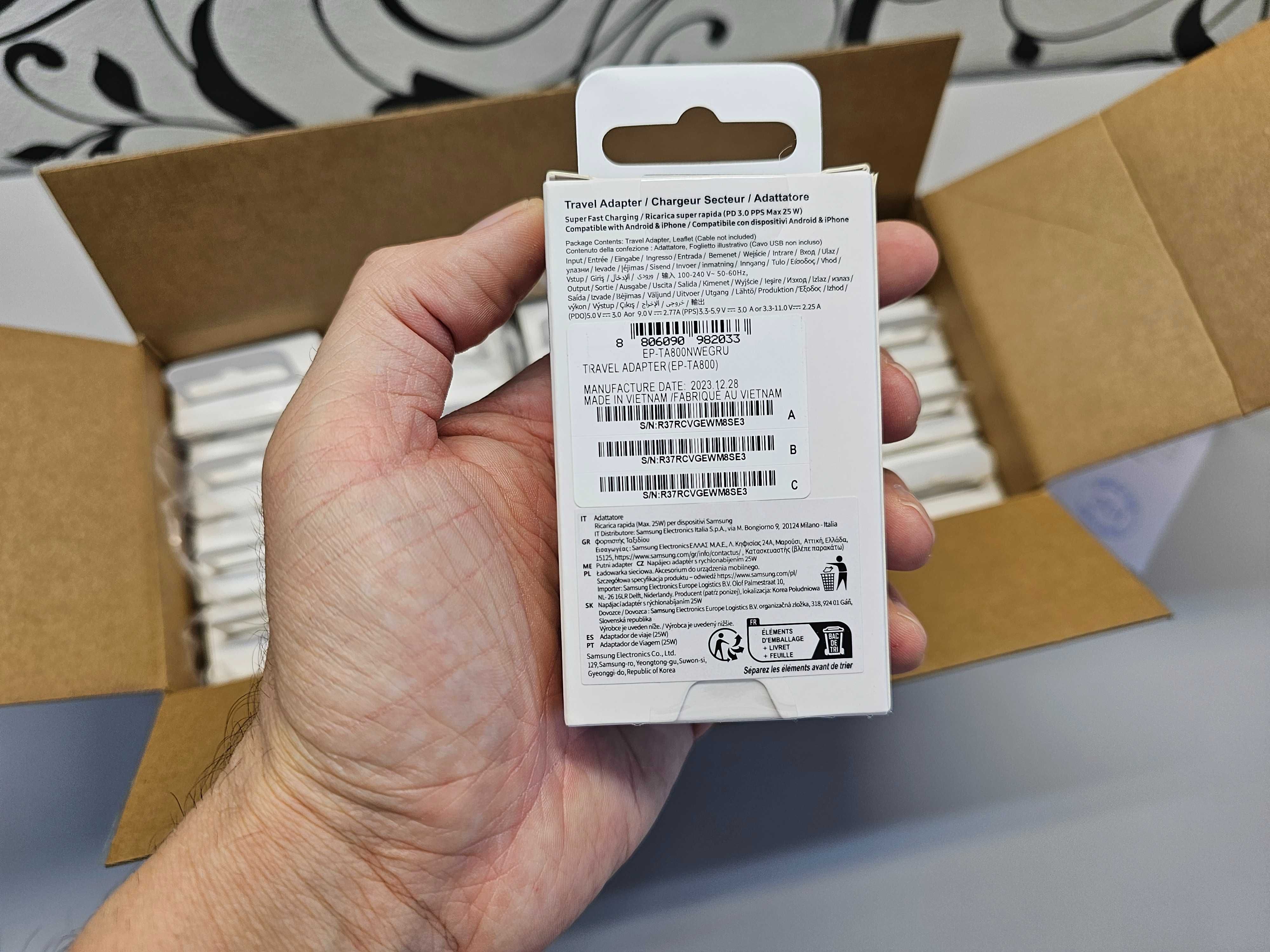 ПРОДАМ Сетевое зарядное устройство Samsung EP-TA800 25W