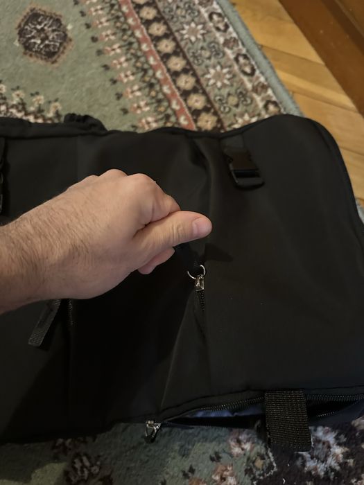 Rucsac f usor pentru zbor cu buzunare si loc pt pantofi