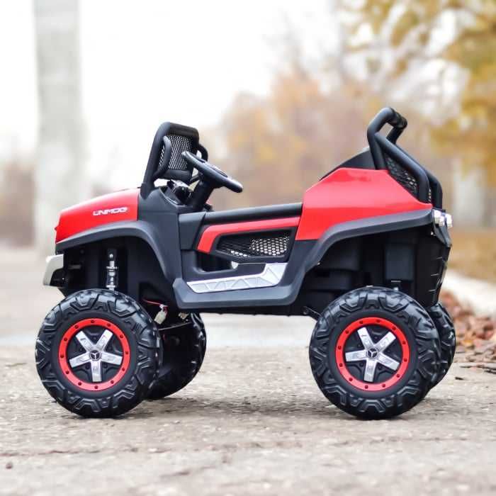 Masinuta electrica pentru 2 copii Mercedes UNIMOG 4x4 140W PREMIUM
