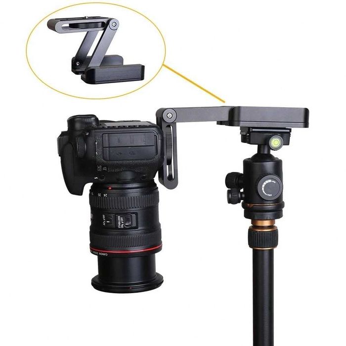 Cap trepied Z Pan & Tilt din aluminiu pt camere foto DSLR Canon Nikon