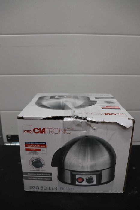 Яйцеварка Clatronic Egg Boiler,  капацитет 7 яйца, 3 програми