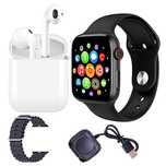 Ceas Smartwatch cu Casti wireless Bratara Fitness 2 Curele