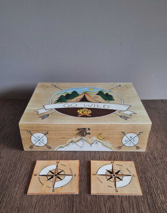 Кутия за чай , кутия за бижута  " Go wild"