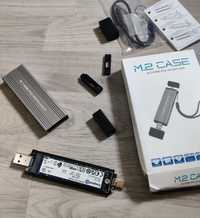 Adaptor M2 SSD Nvme la USB 3.0 / USB Type C