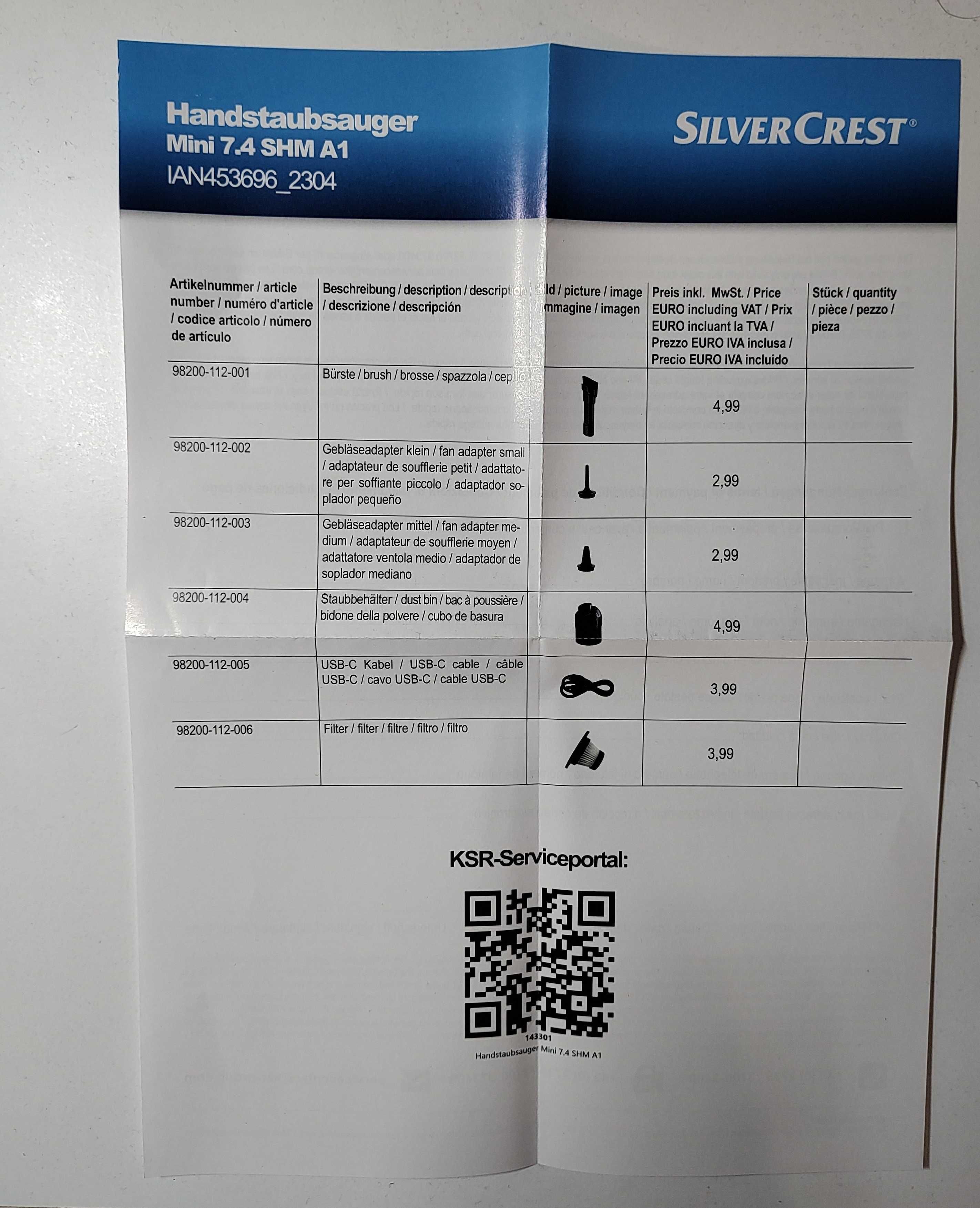 Silvercrest Безжична Мини Прахосмукачка – За Автомобила и Дома