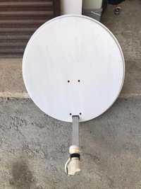 сателитна чиния за два приемника с два извода