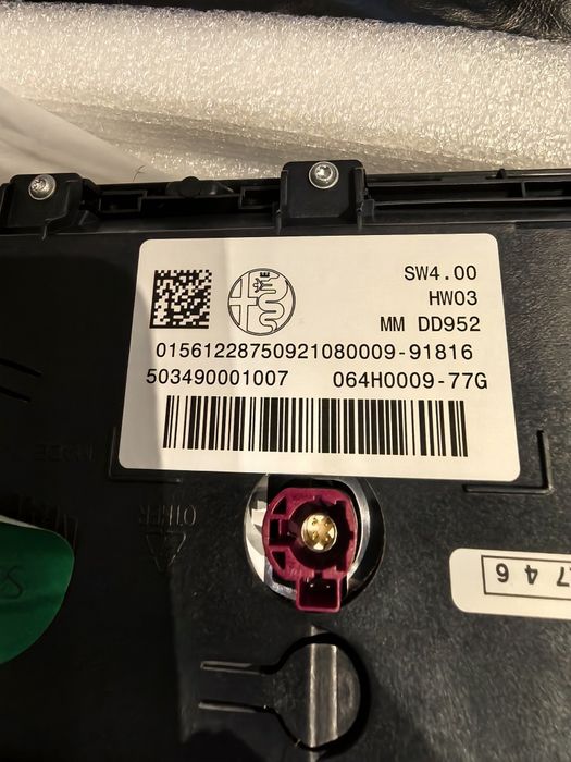 Дисплей мултимедия за Алфа Джулия