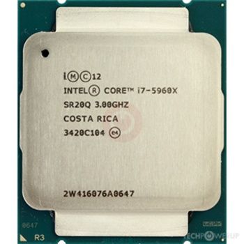 Intel i7 5960X  Extreme Edition
20M Cache, up