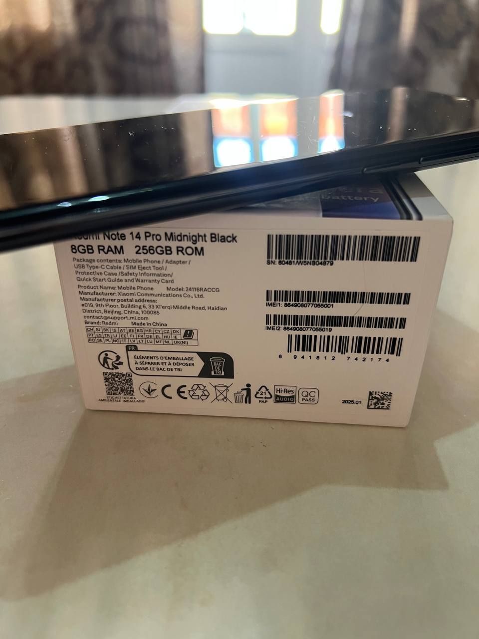 Redmi Note 14 Pro yangi xolatdda