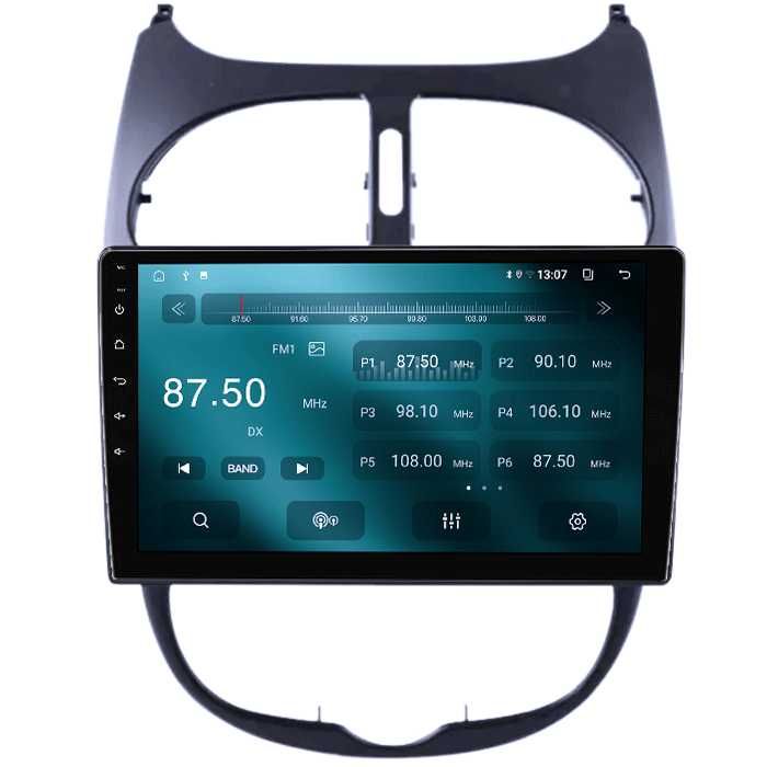 Navigatie Peugeot 206,  9 Inch, 4GB RAM/64GB ROM