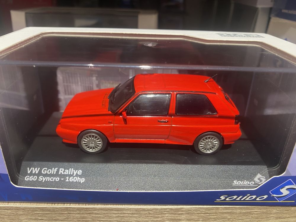 SOLIDO VW Golf RALLYE G60 syncro 160hp machetă auto scara 1:43