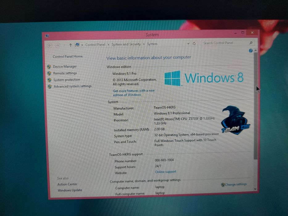 Vând laptop (tabletă + tastatură) Acer POYCY, perfect funcțional /poze