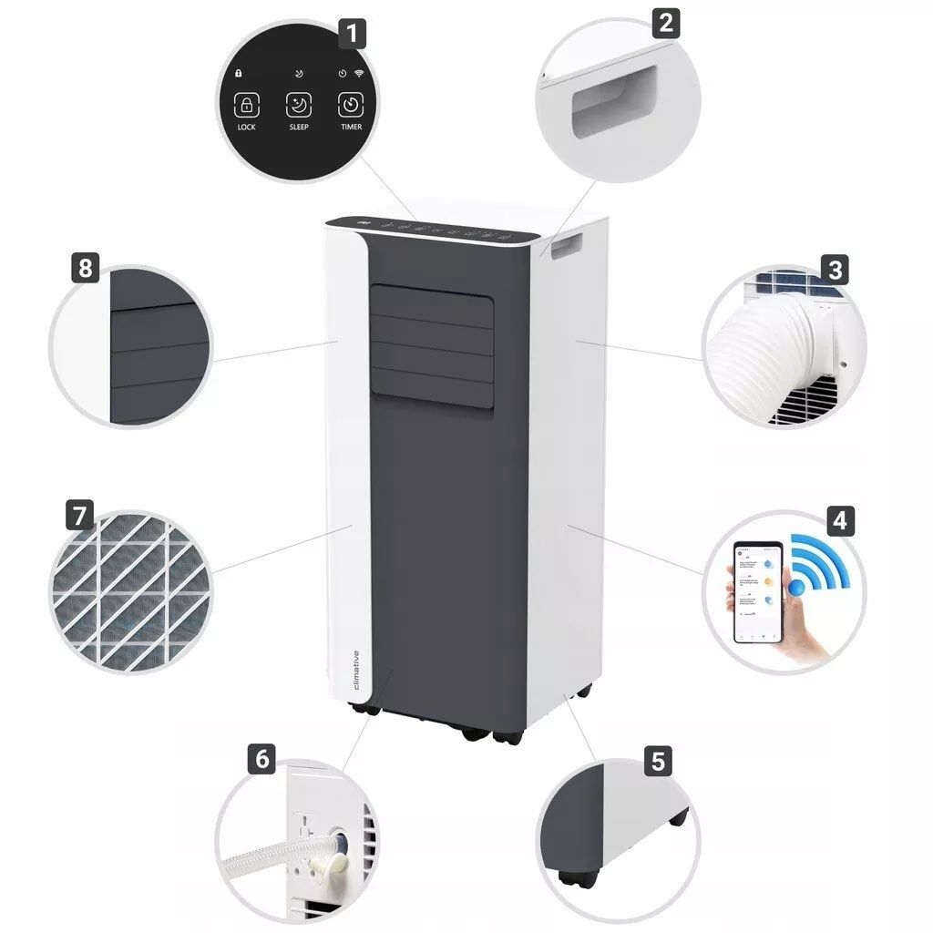 Нов мобилен климатик Muhker 9000BTU
