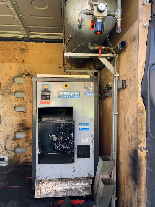 Compresor pe motorina