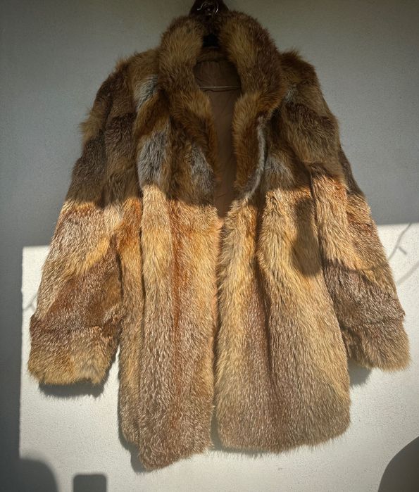 Blană naturală de vulpe superbă