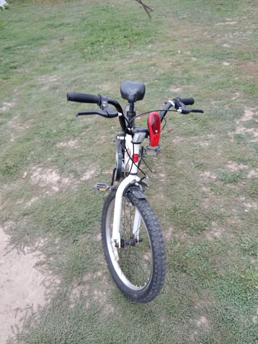 Bicicleta copii MYRIA MY7262WH, roata 20", frana pe janta, alb