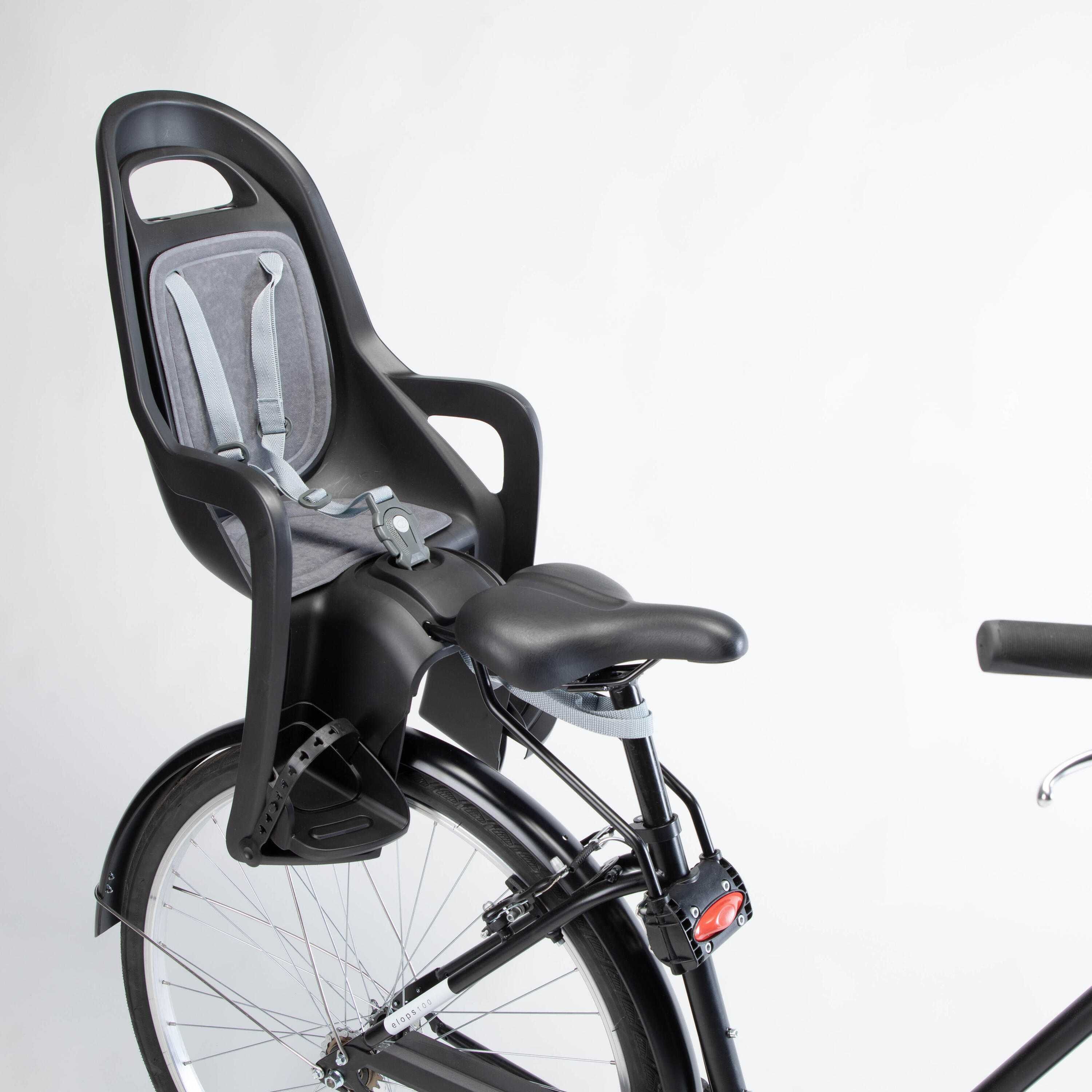 Bicicletă MTB ST 100 27,5" Gri + accesorii + scaun copil bicicleta