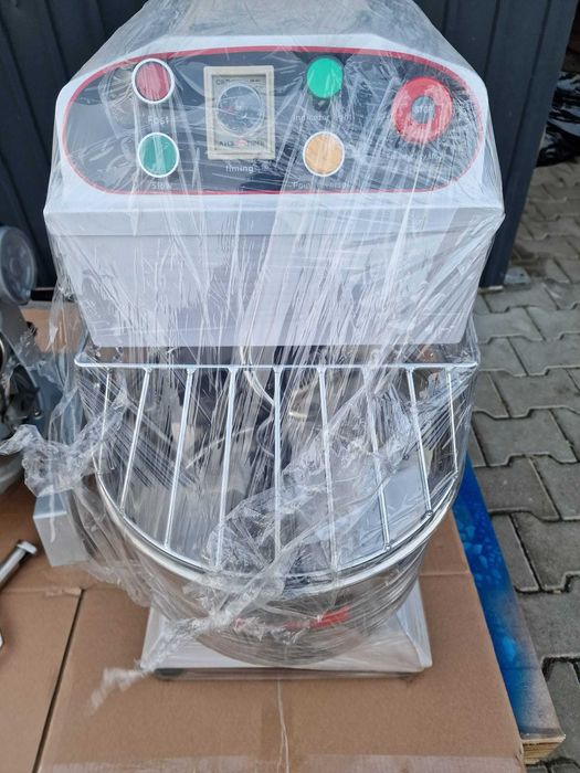 Malaxor aluat cu spirală cap fix, 35 litri, 2 viteze