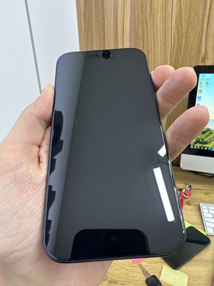 iPhone 15pro blue 128gb 91%