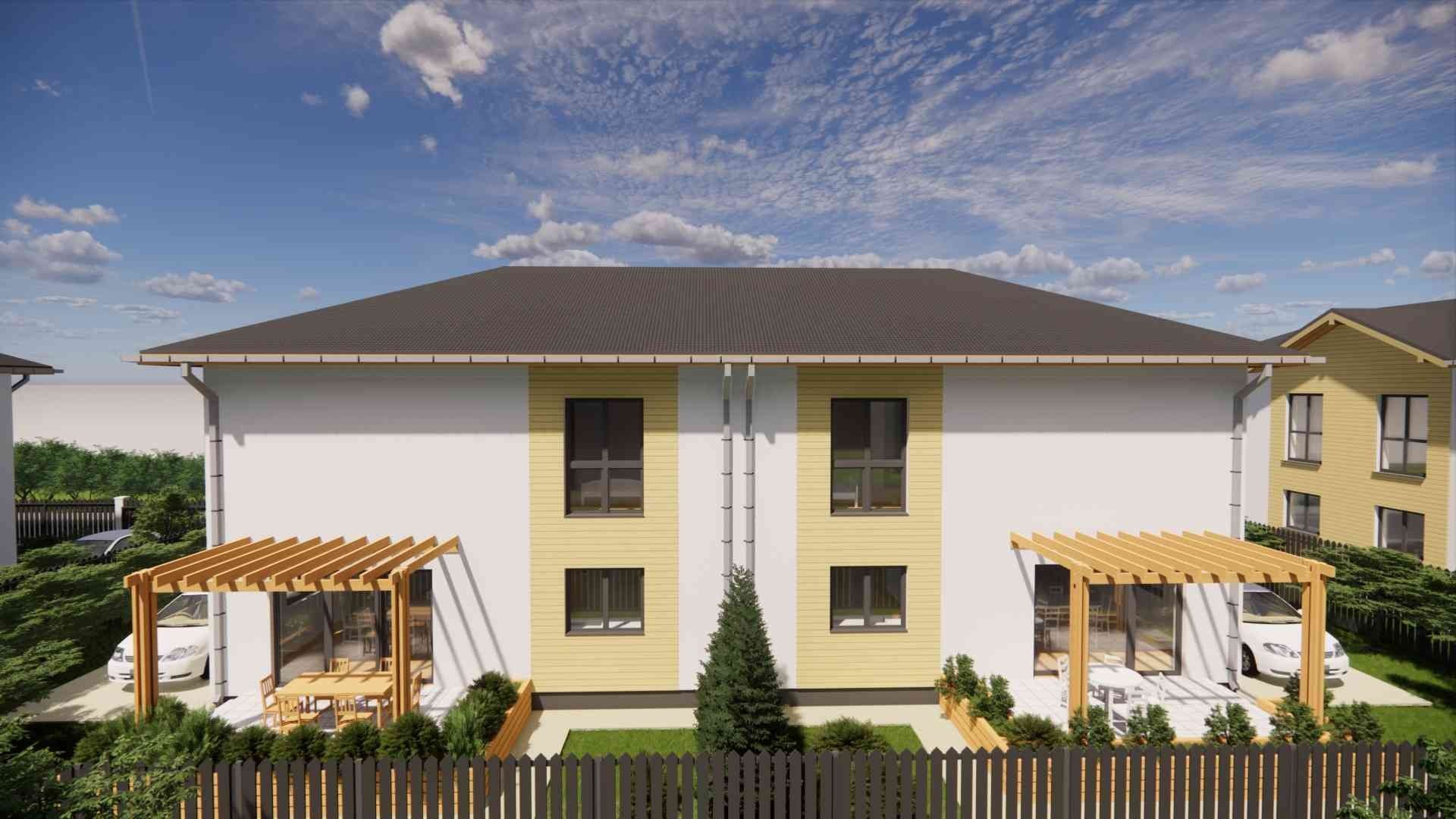 Apartament cu etaj și curte proprie in Livezeni lângă Tg Mureș